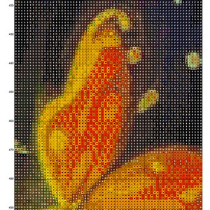 Magical Fireflies Cross Stitch Chart, Firefly Lantern Needlepoint ...