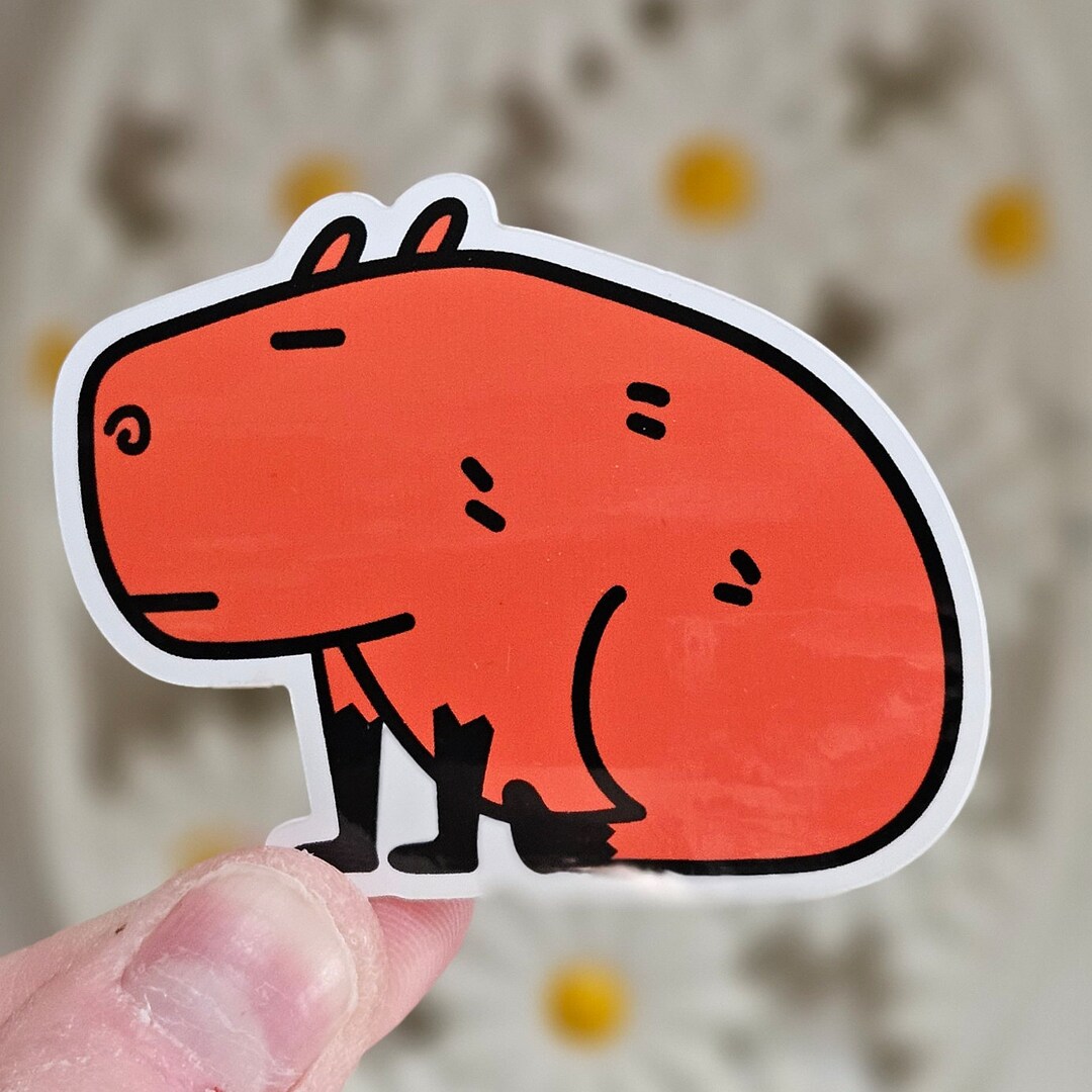 Capybara Sticker - Etsy