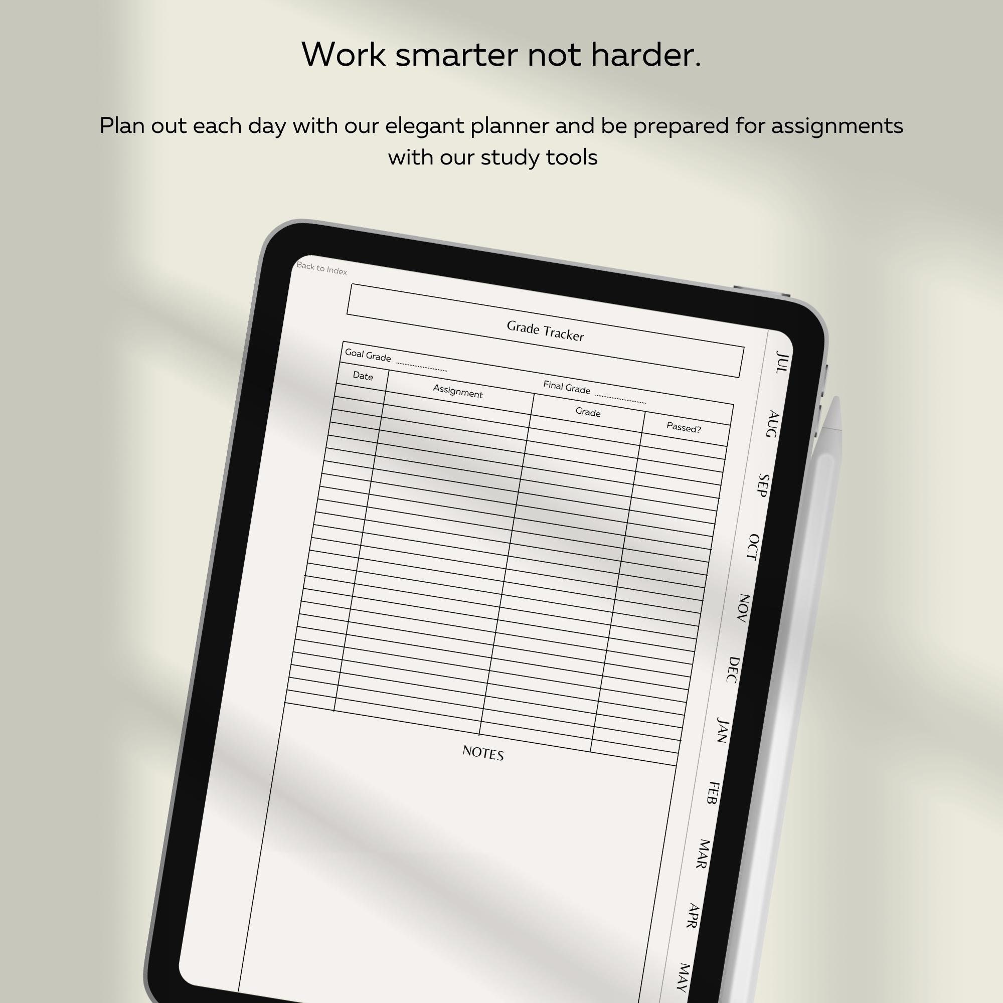 2023 - 2024 Academic Student Planner, School Planner for Ipad ...