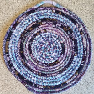 Handmade Coiled Fabric Trivet