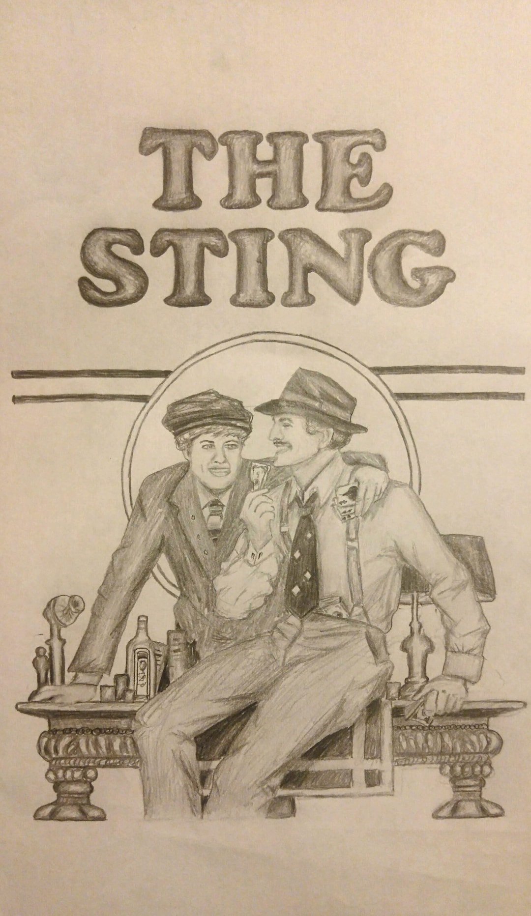 The Sting Drawing - Etsy