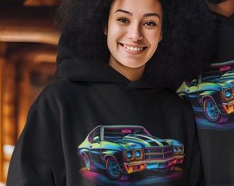 Klassisk bil grafisk t-shirt: Vintage muskelbil älskare gåva