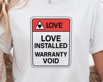 Low Love Warning Shirt, Funny Valentine T-Shirt, Love Warning Sign Sweatshirt, Humor Anti Valentine Tee, Sarcastic Valentine Gift