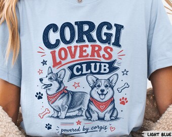 Corgi Lovers Club Shirt, Corgi Lover Gift, Funny Corgi Shirt, Welsh Corgi Shirt, Dog Lover Tee, Cute Dog Mom Gift, Corgi Mom Shirt