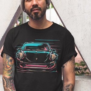 Porsche Car Shirt: Graphic Tee for Car Enthusiasts
