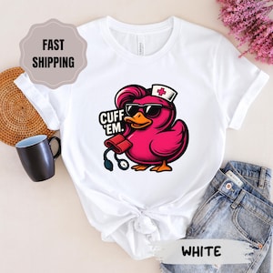 Funny Silly Goose Nurse Shirt: ER RN Medical Humor