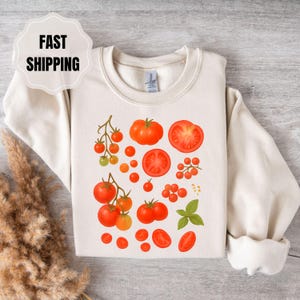 Tomate Grafik Shirt: Botanische Vegan Kleidung