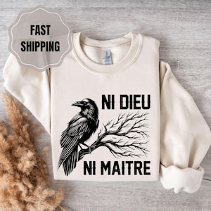 Anti-Autoritär Shirt, Ni Dieu Ni Maître, Kein Gott, kein Meister, Anti-Trumpf-Shirt, Linker-Protest-Shirt, Anarchist-T-Shirt, Anti-Trumpf-Shirt