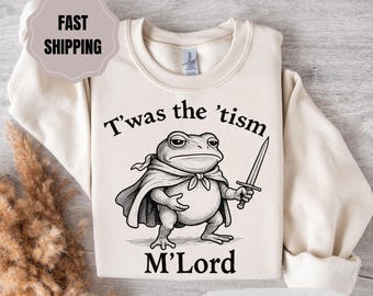 Rolig groda trollkarl meme-tröja: Neurodiversitet Pride Tee