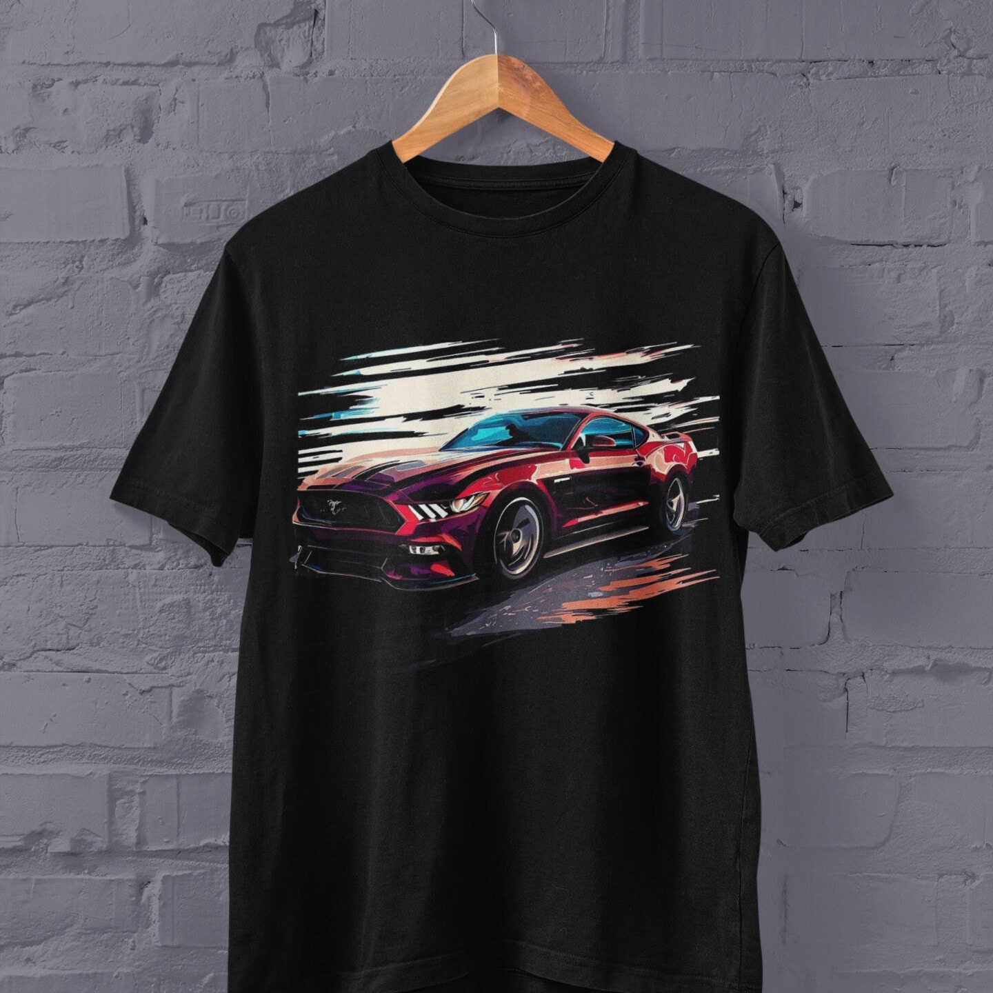 Car Shirt Car Gift for Him Muscle Car Lover Gift for Boyfriend Horse