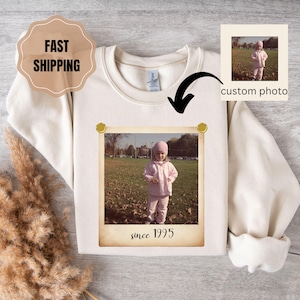 Personalisiertes Foto Vintage Geburtstagsshirt: Personalisiertes Retro Geschenk