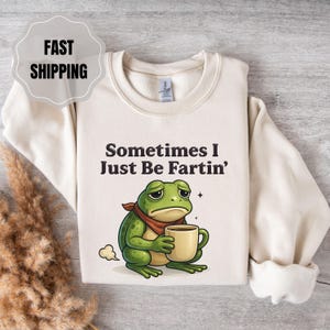 Funny Frog Meme Shirt: Quirky Cartoon Graphic Tee