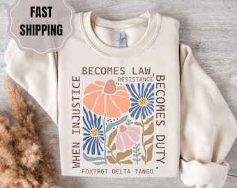 Subtiel anti-troefshirt: feministisch-democratisch T-shirt