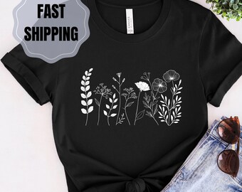 Subtiles Anti-Trumpf-Blumen-Shirt: Politisches Protest-T-Shirt