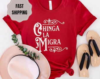 T-shirt Chinga La Migra: anti-Trump-protestshirt, mensenrechtenactivist