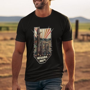 Nevada Shirt Urlaubs-Modus Kaktus Shirt Urlaub Shirt Nevada Zustand Shirt Las Vegas Nevada T-Shirt Wüsten-Shirt Nevada Zuhause Zustand Shirt
