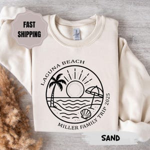 Personalized Family Beach Vacation Shirt, Summer 2025 Shirt, Family Matching Tee, Family Beach Trip, Custom Family Vacation Shirt, Beach Tee