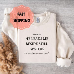 Psalm 23 Christliches T-Shirt: Bibel Vers Grafik T-Shirt