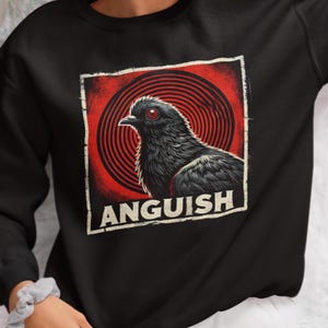 Anguish Pigeon T-Shirt, Pigeon Shirt, Bird Shirt, Easily Distracted by Pigeons, Pigeon Gifts, Funny Gift for Bird Lover, Bird Watching