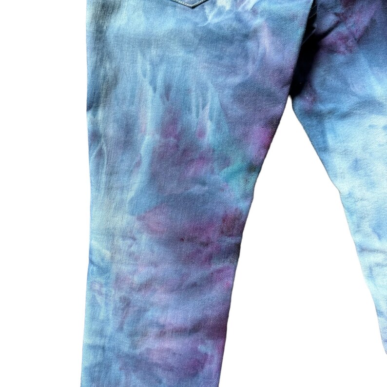 Ice Dyed Tie Dyed Rock Star Jeans, Women's Size 2 Old Navy Low Rise ...
