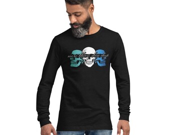 Gay MLM Pride More Than Skin Deep Skulls Género Neutral Camiseta de manga larga / Gay MLM Pride Shirt / Sutil Gay MLM Apparel