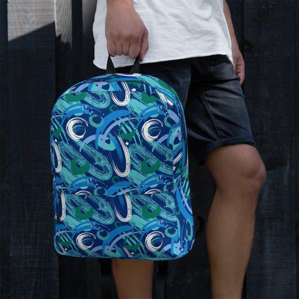 Subtle Gay MLM Pride Backpack | Gay Men Paint Splatter Bag | MLM Pride Backpack