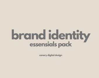Custom Brand Identity Package - Business Branding Set & Boutique Logo, Photography Logo, Logo Maker, Handmade Logo Package, Custom Brand Kit