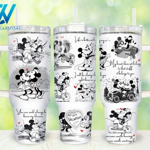 Movies Characters 40oz Tumbler Wrap Png, Cartoon Characters 2 pieces 40 oz Tumbler Png, Magic Cartoon 40oz Tumbler Png Sublimation Design