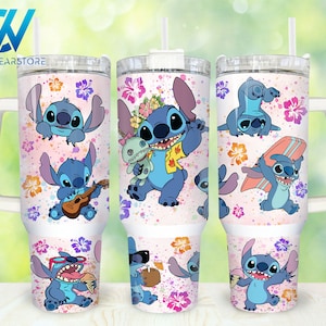 Cartoon Charaktere 40 Unzen Tumbler Wrap Png, Cartoon Blumen 2 Stück 40 Unzen Tumbler Png, Cartoon Tumbler 40 Unzen Png Sublimation Designs