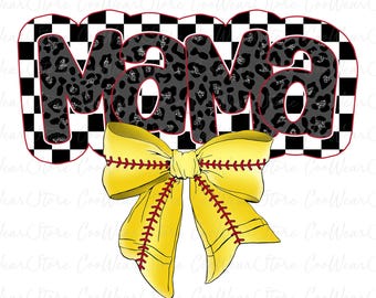 Softball Mama Coquette Bow Png, Softball Game Day Png, Softball Mama Png, Mother's Day Png, Sport Mama Png, Softball Png, Softball Mom Png