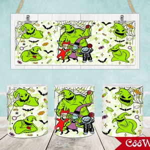 Horror Characters Mug Wrap, 11oz & 15oz Mug Template, Halloween 11oz Mug Png, 15oz Mug Png, Mug Designs, Coffee Mugs, Mug Sublimation Design