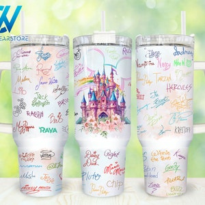 Movies Characters 40oz Tumbler Wrap Png, Cartoon Characters 2 pieces 40 oz Tumbler Png, Magic Cartoon 40oz Tumbler Png Sublimation Design
