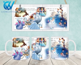 Cartoon Characters Mug Wrap, 11oz & 15oz Mug Template, Cartoon 11oz Mug Png, 15oz Mug Png, Mug Designs, Coffee Mugs, Mug Sublimation Design