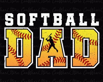 Softball Dad Png, Happy Father's Day Png, Softball Daddy Png, Father's Day Gift Png, Sport Dad Png, Softball Father Png, Softball Papa Png
