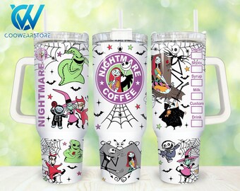 Movies Characters 40oz Tumbler Wrap Png, Halloween Characters 2 pieces 40 oz Tumbler Png, Horror 40oz Tumbler Png Sublimation Designs