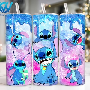 Cartoon Characters 20 oz Skinny Tumbler Sublimation Design, Cartoon Tropical Floral 20oz Skinny Tumbler Png, Straight and Taper Tumbler Wrap