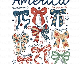 Coqueta americana retro PNG, 4 de julio PNG, Lazo coqueta americana PNG, Día de los Caídos PNG, Día de la Independencia PNG, Patriótico PNG, Cuatro de Julio