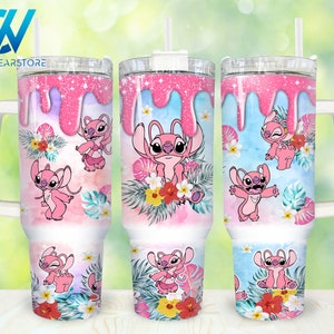 Cartoon Characters 40oz Tumbler Wrap Png, Cartoon 2 pieces 40 oz Tumbler Png, Cartoon Glitter 40oz Tumbler Png Sublimation Designs
