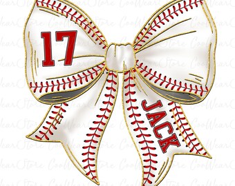 Custom Baseball Coquette Bow Png, Baseball Mama Png, Game Day Png, Sport Mama Png, Baseball Png, Baseball Mom, Personalized Text and Number