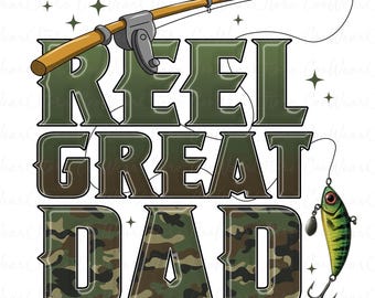 Mulinello retrò Cool Dad Png, Pesca al black bass Png, Papà che pesca, Papà che pesca Png, Vita da papà Png, Regalo per neo-papà, Festa del papà Png, Regalo per la festa del papà