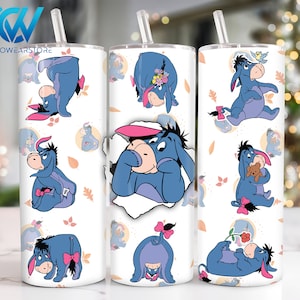 Cartoon Characters 20 oz Skinny Tumbler Sublimation, Cartoon 20oz Tumbler Png, Movies Characters Straight and Taper Tumbler Wrap