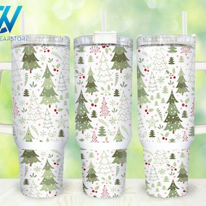 Julgranar 113 cl tumbler-wrap png, God jul 2 stycken 113 cl tumbler png, Retro jultumbler 113 cl png, Sublimeringsdesigner