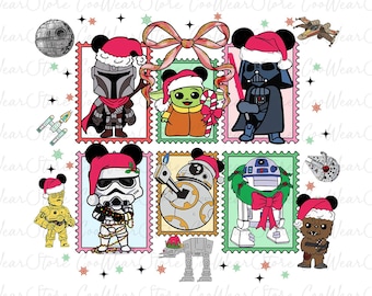 Christmas Galaxy War Coquette png, kerstfilm Galaxy War-personages png, kerstman png, vrolijk kerstfeest png, kerstvakantie png