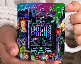 Horror Characters Mug Wrap, 11oz & 15oz Mug Template, Halloween 11oz Mug Png, 15oz Mug Png, Mug Designs, Coffee Mugs, Mug Sublimation Design