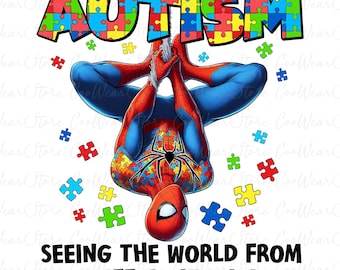 Autism Awareness Png, I wear Blue for Autism, Png, Autism Superhero Png, Autism Cartoon Png, Be Different Png, Autism Month Png, Autism Kids