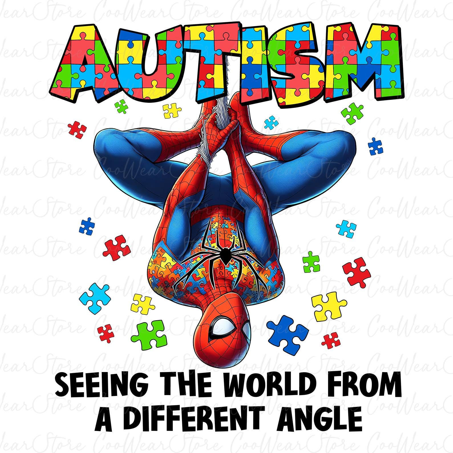 Spiderman Autism - Etsy, image size:1588x1588