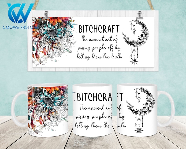 Sarcastic Mug Wrap, 11oz & 15oz Mug Template, Sarcasm 11oz Mug Png, 15oz Mug Png, Mug Designs, Coffee Mugs, Mug Sublimation Design image 1