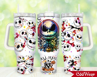 Movies Characters 40oz Tumbler Wrap Png, Halloween Characters 2 pieces 40 oz Tumbler Png, Horror 40oz Tumbler Png Sublimation Designs