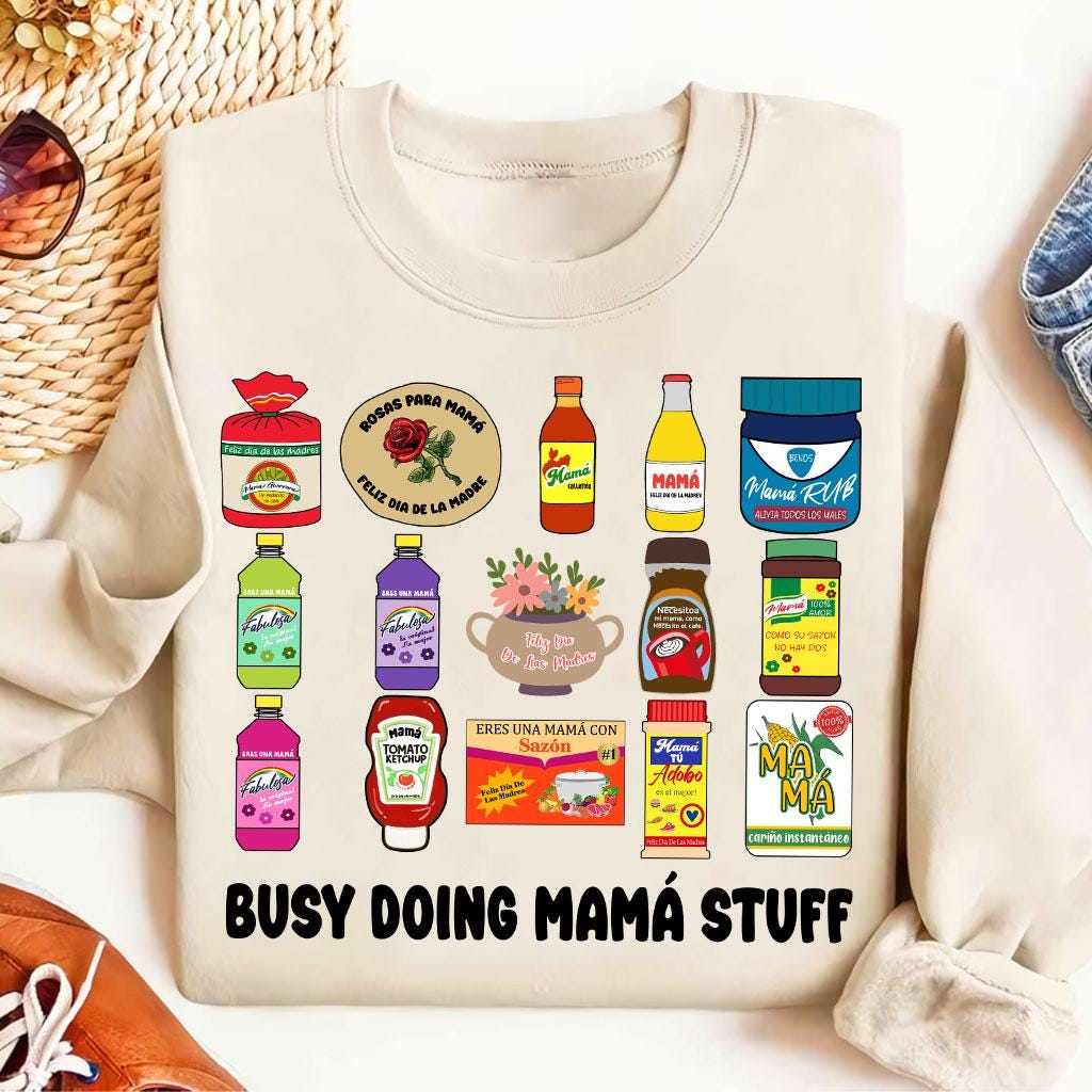 Busy Doing Mama Stuff Png, Mama Topper Multipack Png, Spanish