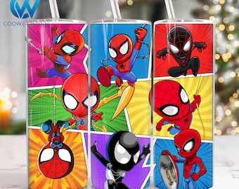 Superhero 20 oz Skinny Tumbler Sublimation Design, Movies Characters 20oz Tumbler Png, Heroes Straight and Taper Tumbler Wrap